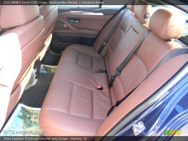 Imperial Blue Metallic / Cinnamon Brown 2011 BMW 5 Series 535i Sedan