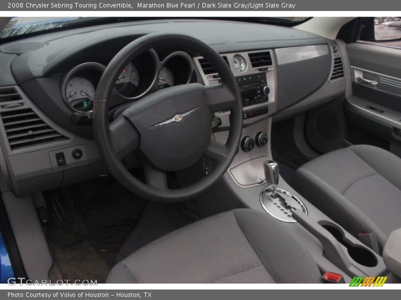 Dark Slate Gray/Light Slate Gray Interior - 2008 Sebring Touring Convertible 
