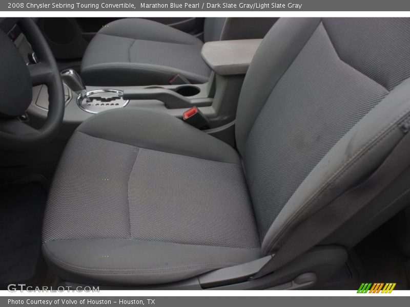 Marathon Blue Pearl / Dark Slate Gray/Light Slate Gray 2008 Chrysler Sebring Touring Convertible