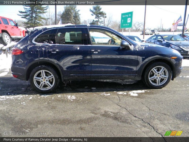 Dark Blue Metallic / Luxor Beige 2011 Porsche Cayenne S Hybrid