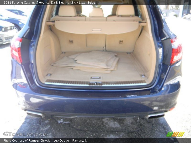 Dark Blue Metallic / Luxor Beige 2011 Porsche Cayenne S Hybrid