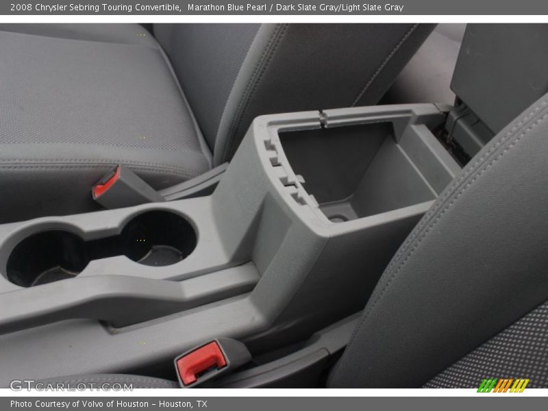 Marathon Blue Pearl / Dark Slate Gray/Light Slate Gray 2008 Chrysler Sebring Touring Convertible