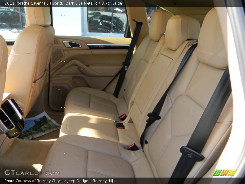 Dark Blue Metallic / Luxor Beige 2011 Porsche Cayenne S Hybrid