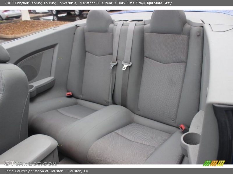 Marathon Blue Pearl / Dark Slate Gray/Light Slate Gray 2008 Chrysler Sebring Touring Convertible