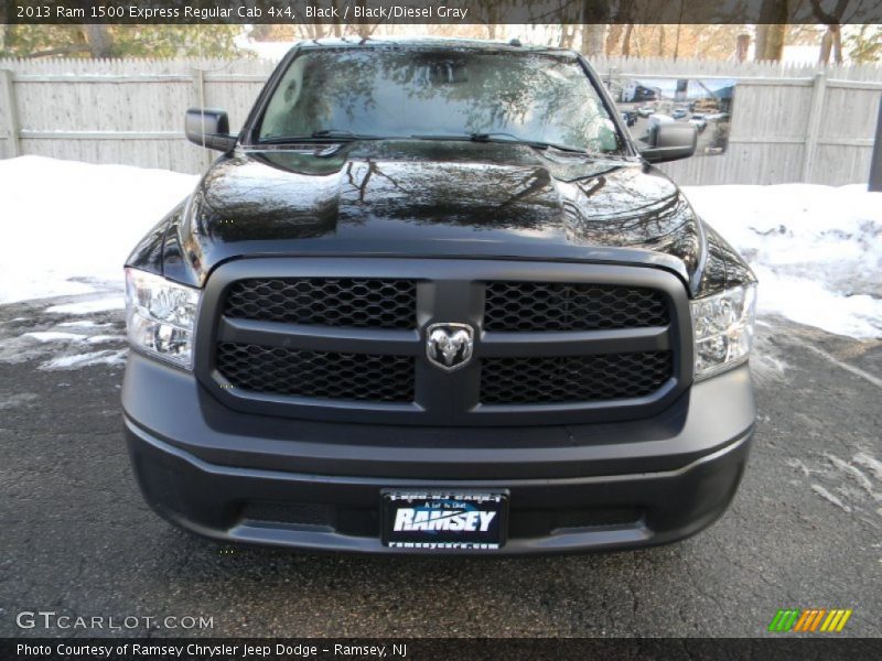 Black / Black/Diesel Gray 2013 Ram 1500 Express Regular Cab 4x4