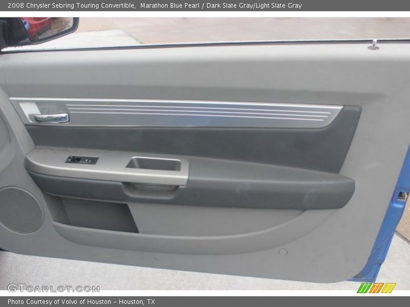 Marathon Blue Pearl / Dark Slate Gray/Light Slate Gray 2008 Chrysler Sebring Touring Convertible