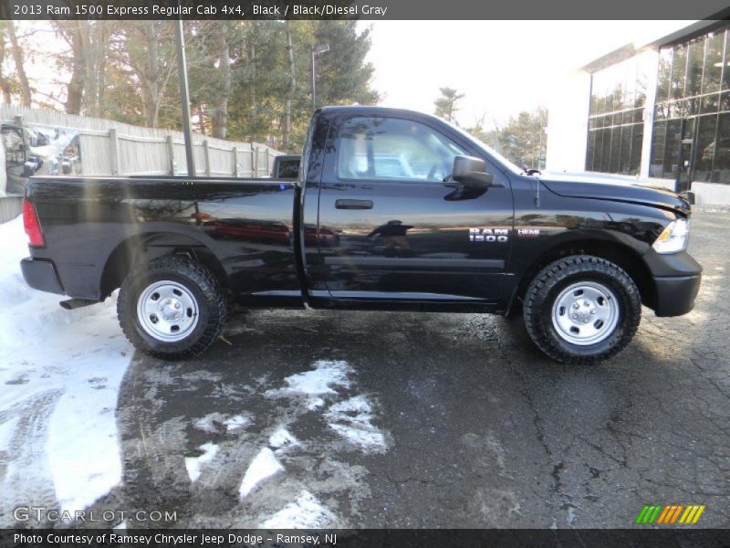 Black / Black/Diesel Gray 2013 Ram 1500 Express Regular Cab 4x4