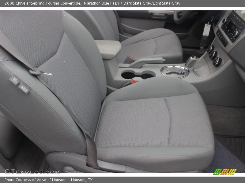 Marathon Blue Pearl / Dark Slate Gray/Light Slate Gray 2008 Chrysler Sebring Touring Convertible