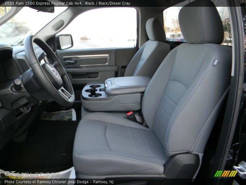 Black / Black/Diesel Gray 2013 Ram 1500 Express Regular Cab 4x4