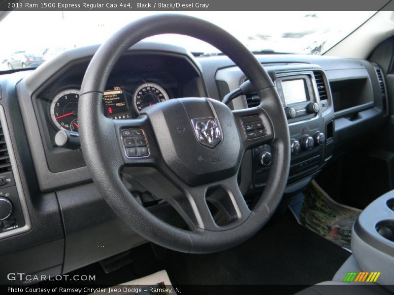 Black / Black/Diesel Gray 2013 Ram 1500 Express Regular Cab 4x4