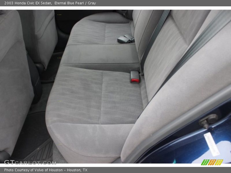 Eternal Blue Pearl / Gray 2003 Honda Civic EX Sedan