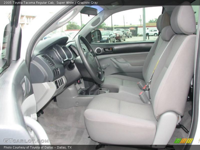 Super White / Graphite Gray 2005 Toyota Tacoma Regular Cab