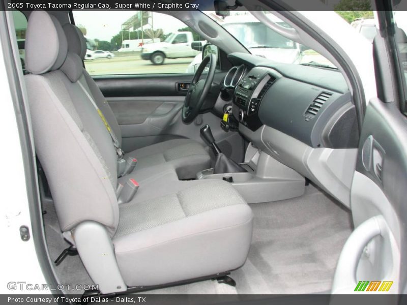 Super White / Graphite Gray 2005 Toyota Tacoma Regular Cab