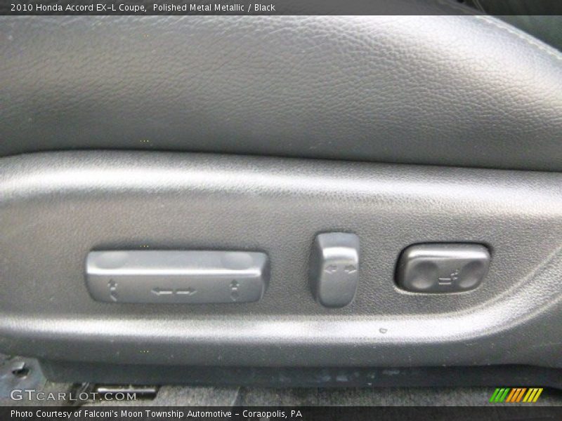 Polished Metal Metallic / Black 2010 Honda Accord EX-L Coupe