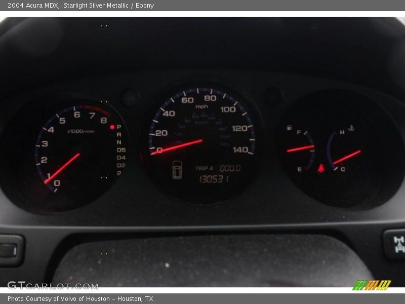 Starlight Silver Metallic / Ebony 2004 Acura MDX