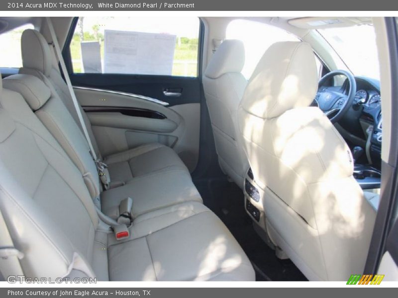 White Diamond Pearl / Parchment 2014 Acura MDX Technology