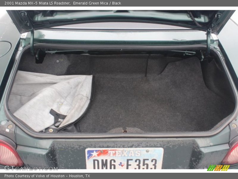 Emerald Green Mica / Black 2001 Mazda MX-5 Miata LS Roadster