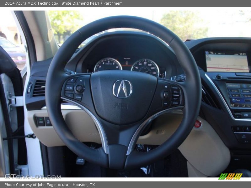 White Diamond Pearl / Parchment 2014 Acura MDX Technology