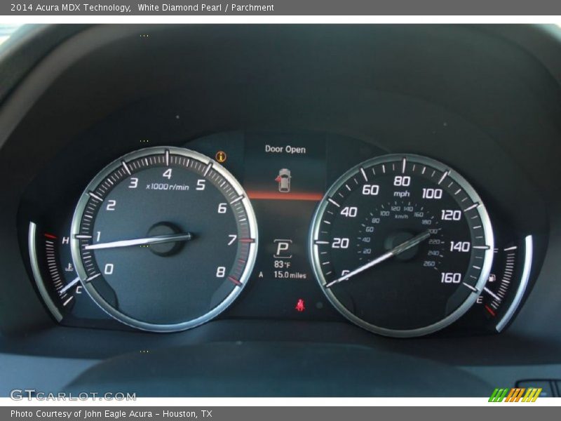 White Diamond Pearl / Parchment 2014 Acura MDX Technology