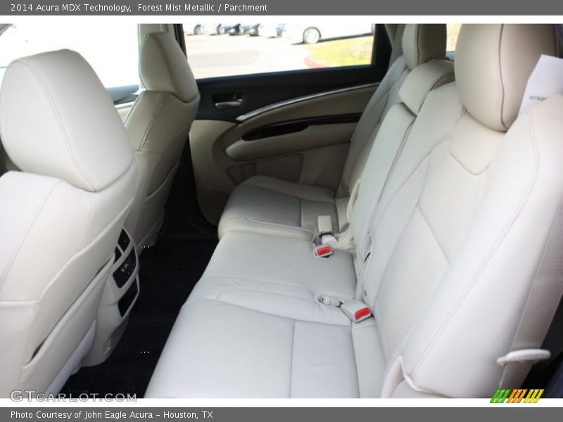 Forest Mist Metallic / Parchment 2014 Acura MDX Technology