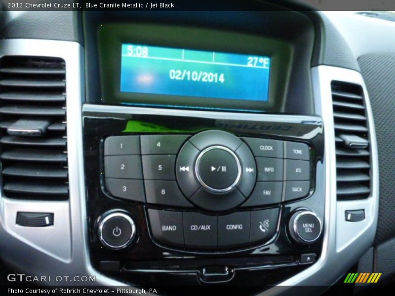 Blue Granite Metallic / Jet Black 2012 Chevrolet Cruze LT