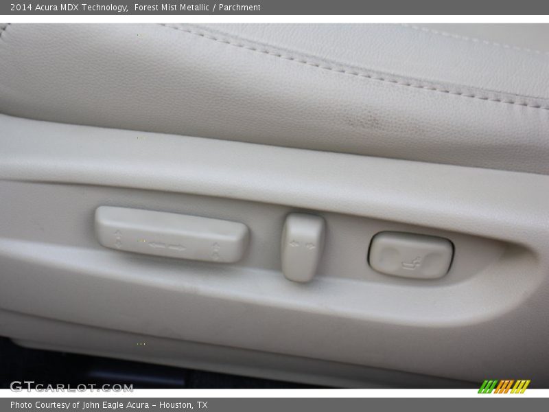 Forest Mist Metallic / Parchment 2014 Acura MDX Technology