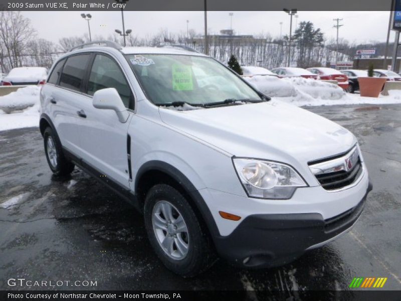 Polar White / Gray 2009 Saturn VUE XE