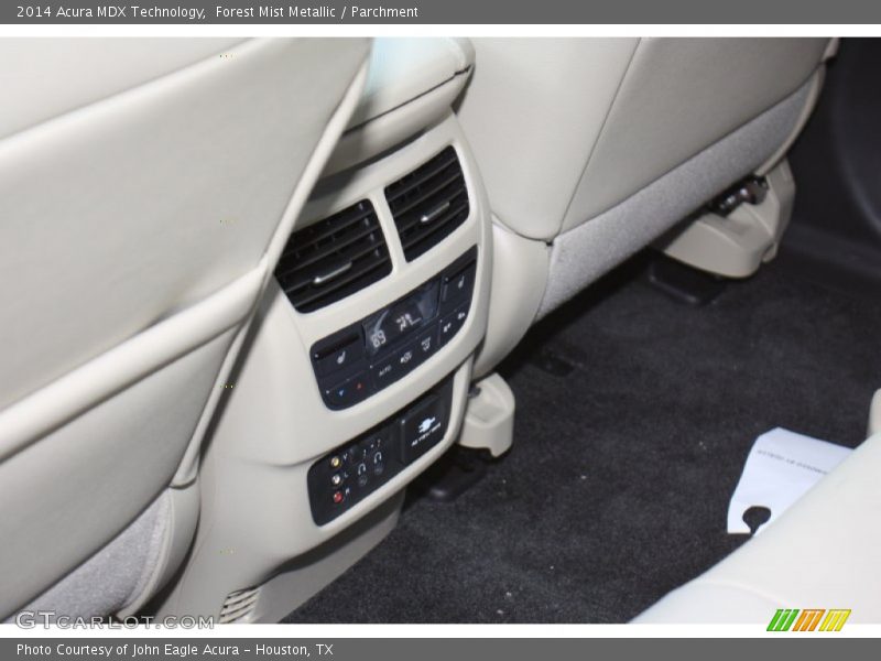 Forest Mist Metallic / Parchment 2014 Acura MDX Technology