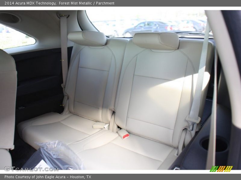 Forest Mist Metallic / Parchment 2014 Acura MDX Technology