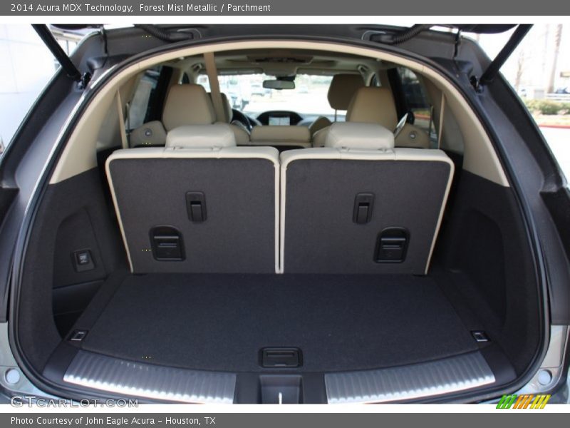 Forest Mist Metallic / Parchment 2014 Acura MDX Technology
