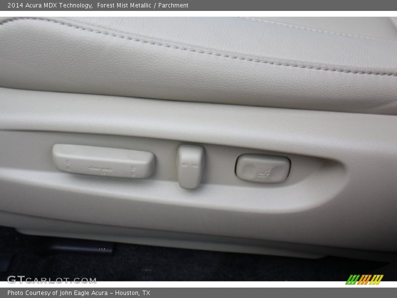 Forest Mist Metallic / Parchment 2014 Acura MDX Technology