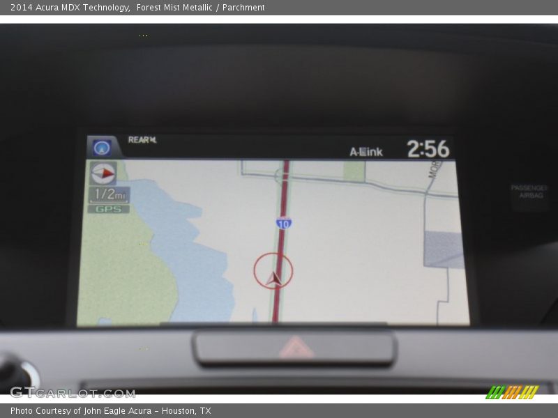 Forest Mist Metallic / Parchment 2014 Acura MDX Technology