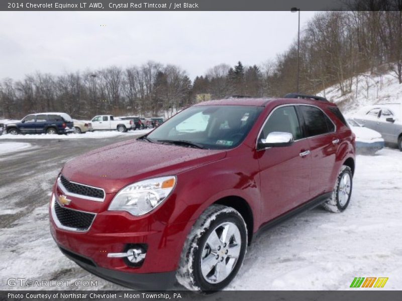 Crystal Red Tintcoat / Jet Black 2014 Chevrolet Equinox LT AWD