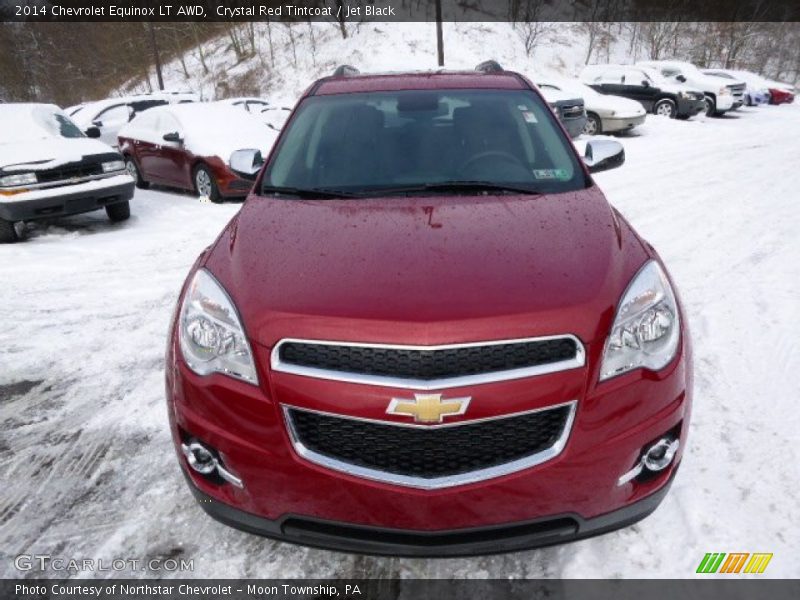 Crystal Red Tintcoat / Jet Black 2014 Chevrolet Equinox LT AWD