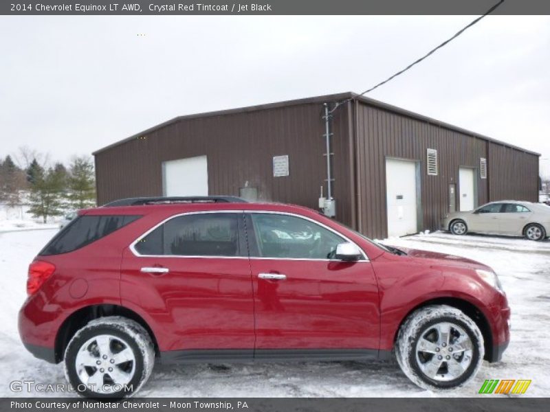 Crystal Red Tintcoat / Jet Black 2014 Chevrolet Equinox LT AWD
