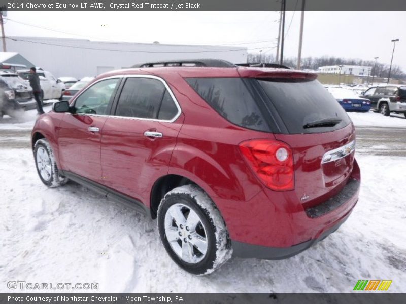 Crystal Red Tintcoat / Jet Black 2014 Chevrolet Equinox LT AWD