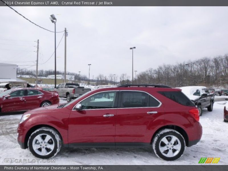 Crystal Red Tintcoat / Jet Black 2014 Chevrolet Equinox LT AWD