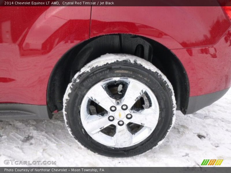 Crystal Red Tintcoat / Jet Black 2014 Chevrolet Equinox LT AWD