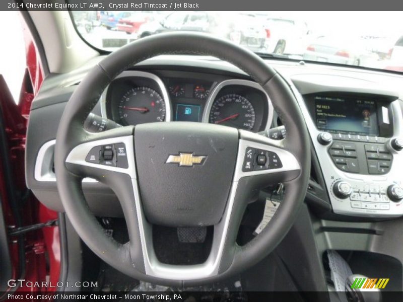 Crystal Red Tintcoat / Jet Black 2014 Chevrolet Equinox LT AWD