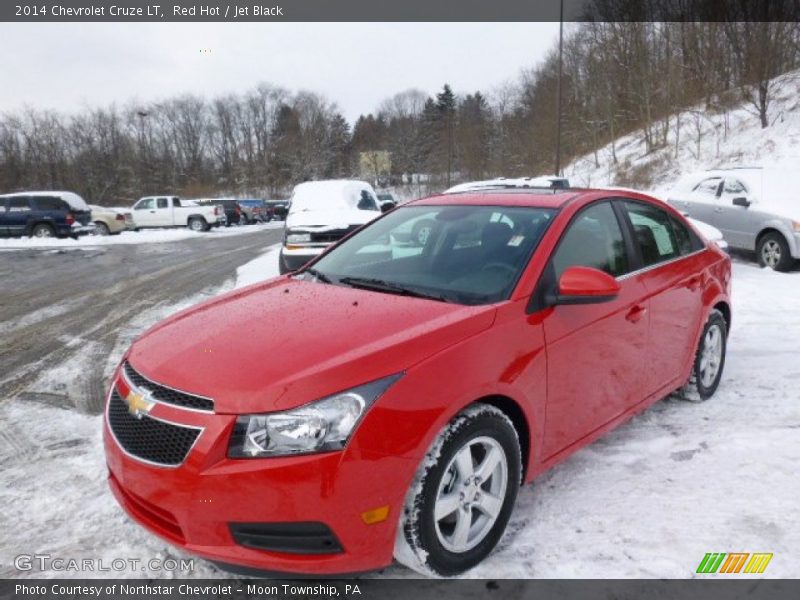 Red Hot / Jet Black 2014 Chevrolet Cruze LT