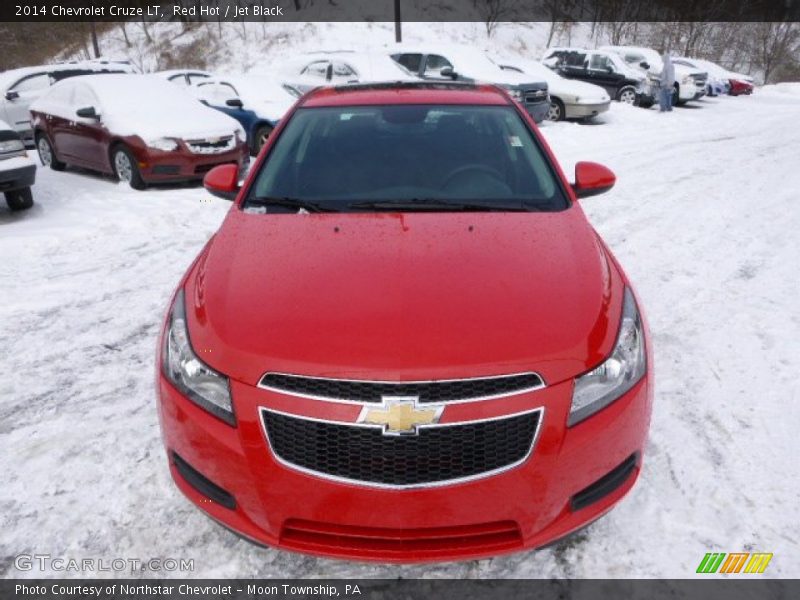 Red Hot / Jet Black 2014 Chevrolet Cruze LT