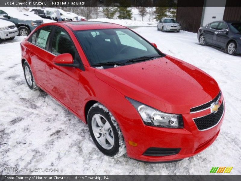 Red Hot / Jet Black 2014 Chevrolet Cruze LT