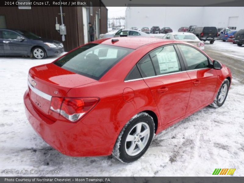 Red Hot / Jet Black 2014 Chevrolet Cruze LT