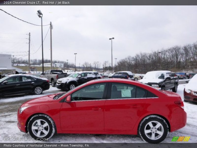 Red Hot / Jet Black 2014 Chevrolet Cruze LT