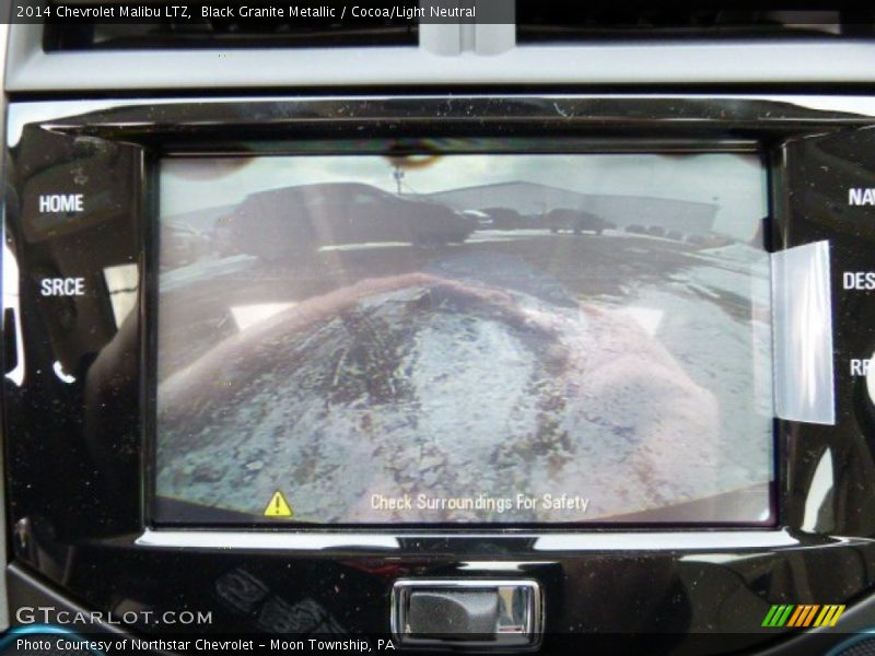 Black Granite Metallic / Cocoa/Light Neutral 2014 Chevrolet Malibu LTZ