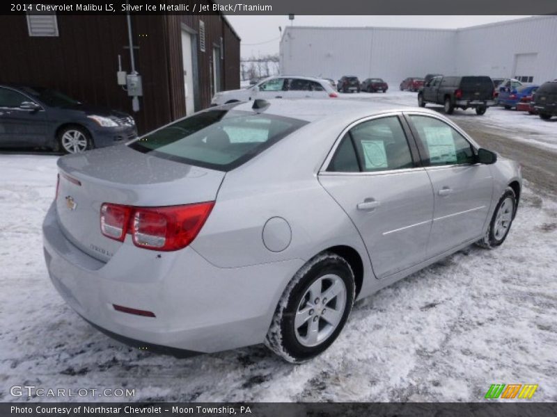 Silver Ice Metallic / Jet Black/Titanium 2014 Chevrolet Malibu LS
