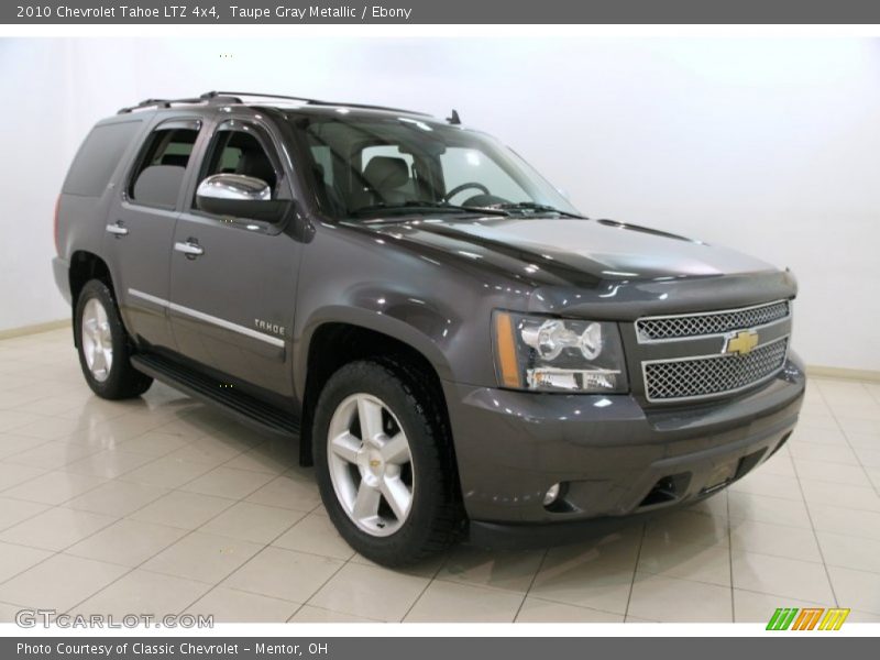 Taupe Gray Metallic / Ebony 2010 Chevrolet Tahoe LTZ 4x4