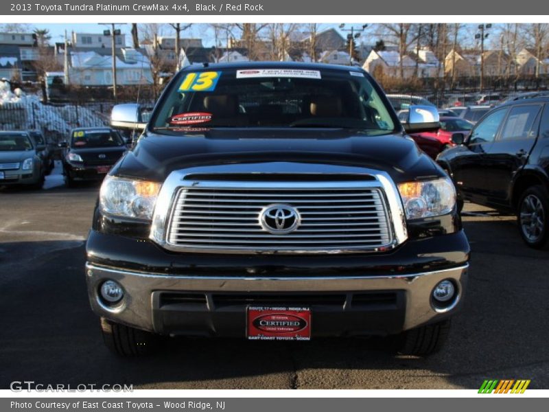 Black / Red Rock 2013 Toyota Tundra Platinum CrewMax 4x4