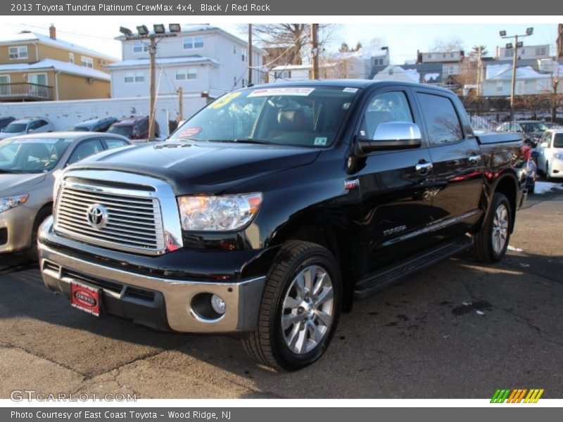 Black / Red Rock 2013 Toyota Tundra Platinum CrewMax 4x4