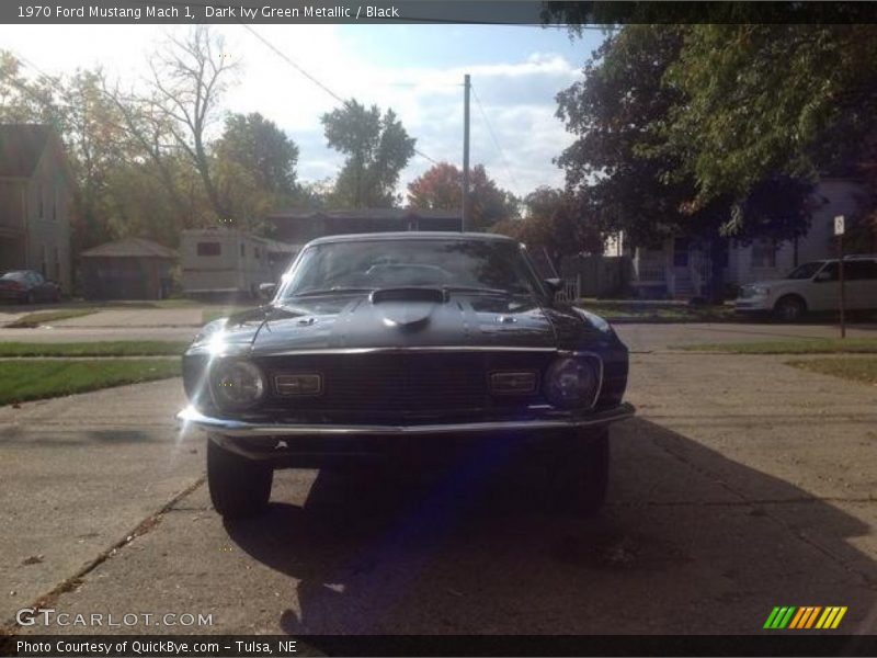 Dark Ivy Green Metallic / Black 1970 Ford Mustang Mach 1